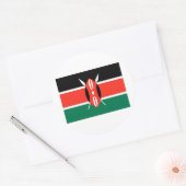 Kenia Ronde Sticker (Envelop)