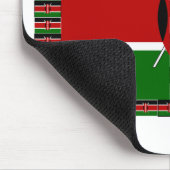 Kenia Seamless Vlaggen lijsten Muismat (Hoek)