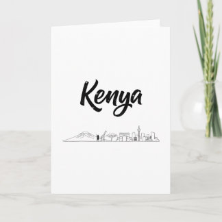 Kenia Skyline Reis Vakantie Outfits  Kaart