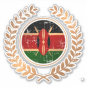 Kenia Sticker (Voorkant)