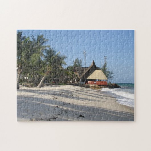 Kenia Strandhuis. Legpuzzel (Horizontaal)