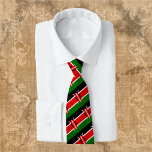 Kenia Stropdassen, mode Keniaanse vlag, bedrijf Stropdas<br><div class="desc">Stropdas: Patriottische Keniaanse vlag mode en Keniaanse businessdesign - hou van mijn land,  kantoor draag,  reizen,  nationale patriotten / sportfans</div>