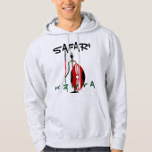 Kenia Tour Safari Maasai Mara Inspirerend kunst Hoodie (Voorkant)