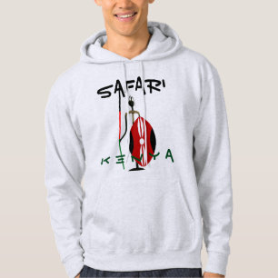 Kenia Tour Safari Maasai Mara Inspirerend kunst Hoodie