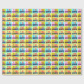 Kenia Travel Souvenir Pop Art Print Cadeaupapier (Vlak)