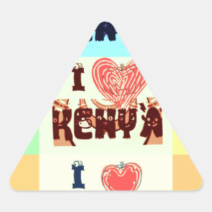 Kenia Travel Souvenir Pop Art Print Sticker