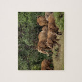 Kenia: Tsavo East National Park, kudde-Afrikaans Legpuzzel (Verticaal)