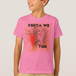 Kenia USA Kind Tagless ComfortSoft® T-shirt met la