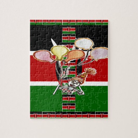 Kenia Verjaardag Legpuzzel (Verticaal)