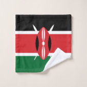 Kenia vlag bad handdoek (Wasdoekje)