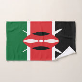 Kenia vlag bad handdoek (Handdoek)