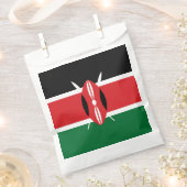 Kenia vlag bedankzakje (Geknipt)