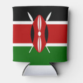 Kenia vlag blikjeskoeler (Voorkant)