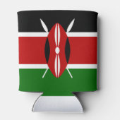 Kenia vlag blikjeskoeler (Achterkant)