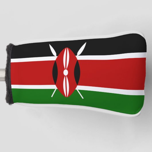 Kenia vlag golfheadcover (Voorkant)