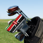 Kenia vlag golfheadcover (Insitu)