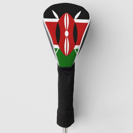 Kenia vlag golfheadcover (Voorkant)