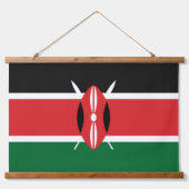 Kenia vlag hangend wandkleed (Voorkant 3)