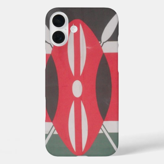 Kenia Vlag Harambe Ontwerp Case-Mate iPhone Case (Achterkant)