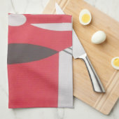  Kenia Vlag Harambe Ontwerp Theedoek (Quarter Fold)