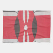  Kenia Vlag Harambe Ontwerp Theedoek (Horizontaal)