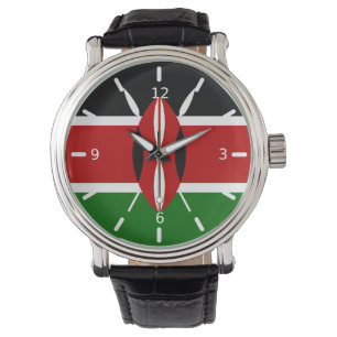 Kenia vlag horloge