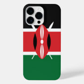 Kenia vlag iPhone hoesje (Achterkant)