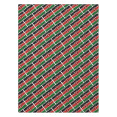 KENIA VLAG KAART Stijlvol Patriottisch Tafelkleed (Voorkant)