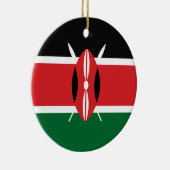 Kenia vlag keramisch ornament (Rechts)
