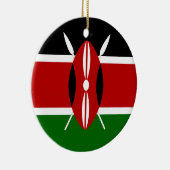 Kenia vlag keramisch ornament (Rechts)