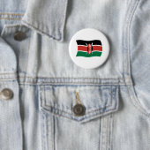 Kenia Vlag Knop Ronde Button 5,7 Cm (In situ)