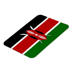 Kenia - vlag - magneet