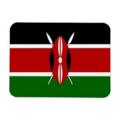 Kenia - vlag - magneet (Horizontaal)