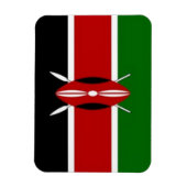 Kenia - vlag - magneet (Verticaal)
