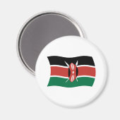 Kenia Vlag Magneet (Voorkant / Achterkant)
