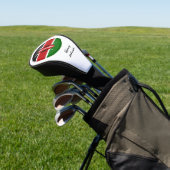 Kenia Vlag & Monogrammed Golfclubs Hoesjes Golfheadcover (Insitu)