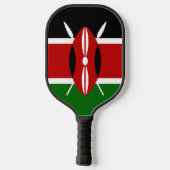 Kenia vlag pickleball paddle (Achterkant)