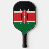 Kenia vlag pickleball paddle (Voorkant)
