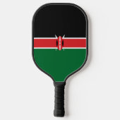 Kenia vlag pickleball paddle (Achterkant)