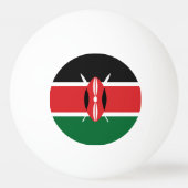 Kenia vlag pingpongbal (Achterkant)