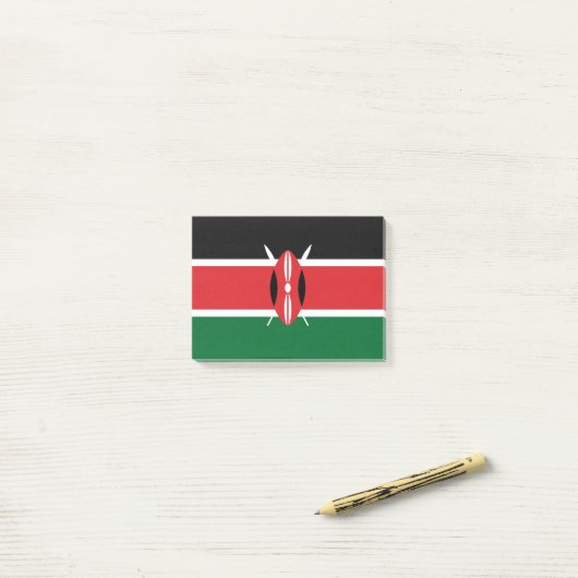 Kenia vlag post-it® notes (Op bureau)