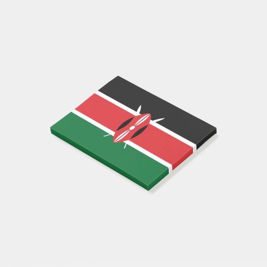 Kenia vlag post-it® notes (Schuin)