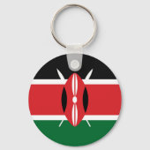 Kenia vlag sleutelhanger (Voorkant)