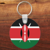 Kenia vlag sleutelhanger (Voorkant)