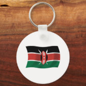 Kenia Vlag Sleutelhanger (Voorkant)