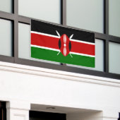 Kenia vlag spandoek (Buitenkant Gebouw)