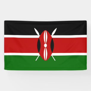 Kenia vlag spandoek