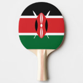 Kenia vlag tafeltennisbatje (Voorkant)