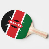 Kenia vlag tafeltennisbatje (Zijkant)