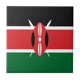 Kenia vlag tegeltje